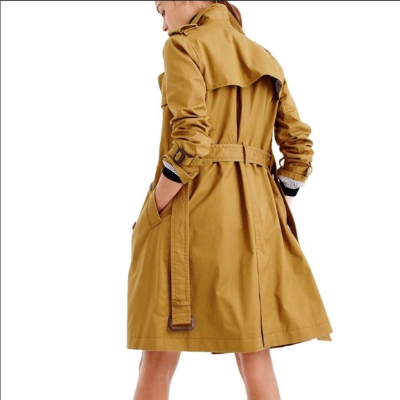 J. Crew City Trench Rain Coat Camel - Picture 2 of 6
